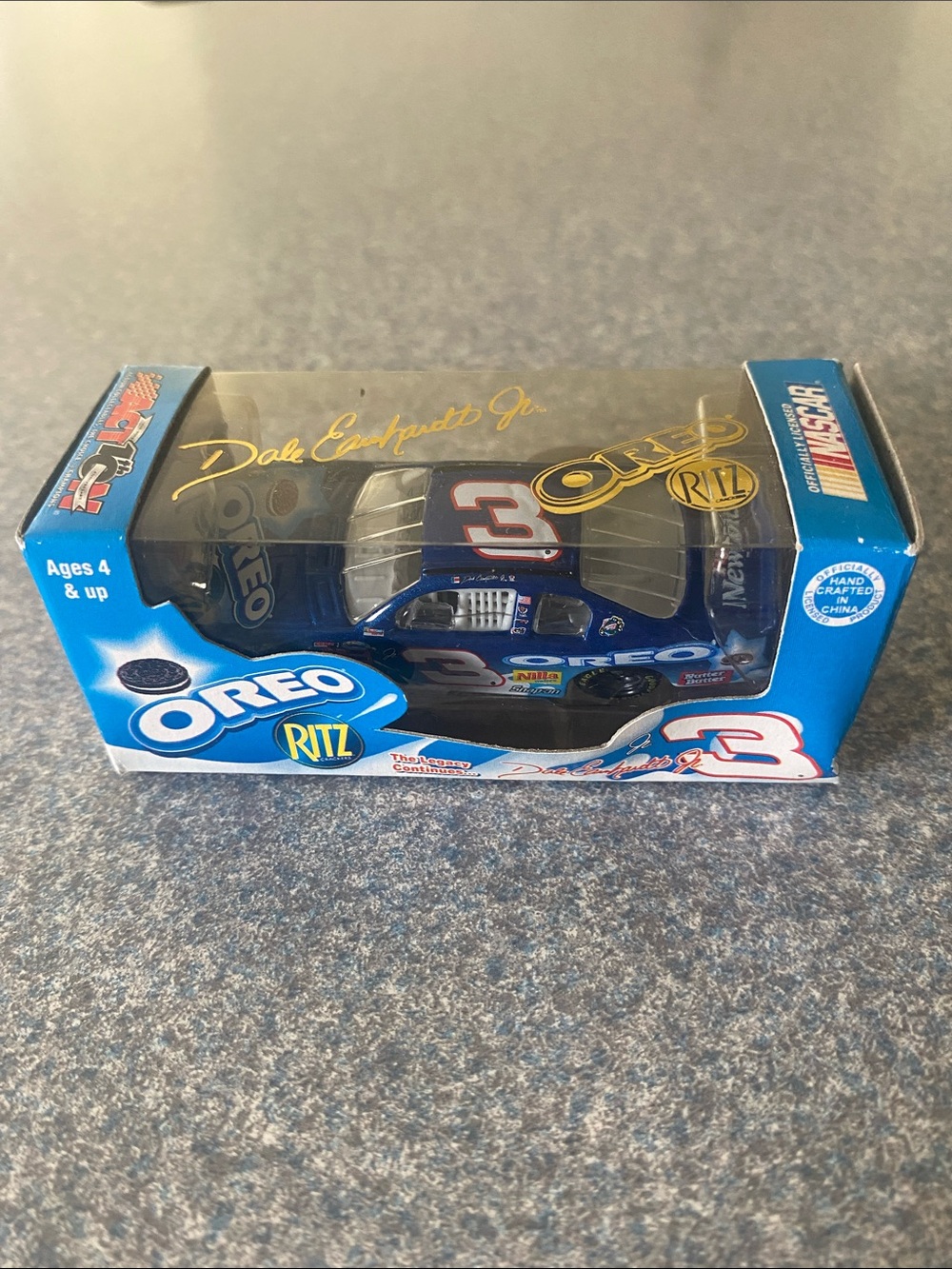 Oreo Branded Die-Cast Race Car Toy - Blue by Oreo #3 NASCAR Dale Earnhardt